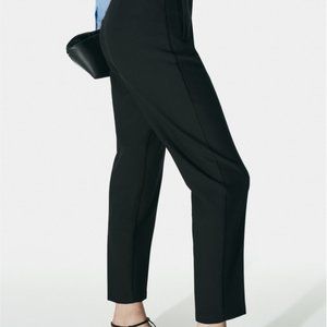 Zara Black High-Waisted Pant Large
